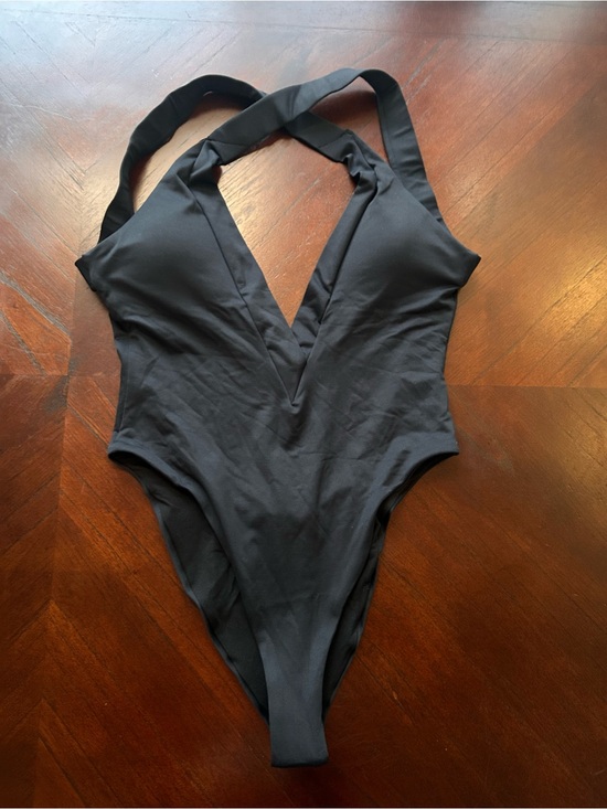 Frederick's of Hollywood Other - NEW Frederick's of Hollywood Black Deep V One-Piece Swimsuit size M